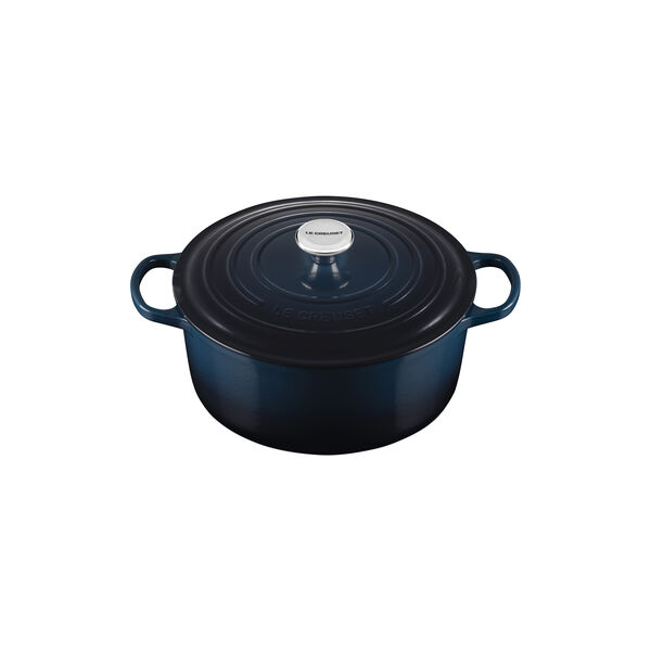 Signature rund gryta &Oslash; 28 cm, nuit, Le Creuset