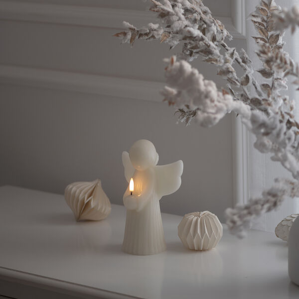 LED Smooth candle Angel 1 pcs | 14x19 | Vanilla, Uyuni Lighting