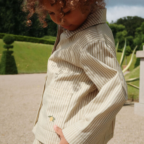 Frankie Over Shirt, tea stripe, Konges Sl&oslash;jd