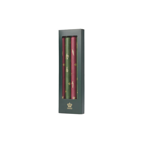 Star Fluted Christmas Candles 4 st., Royal Copenhagen