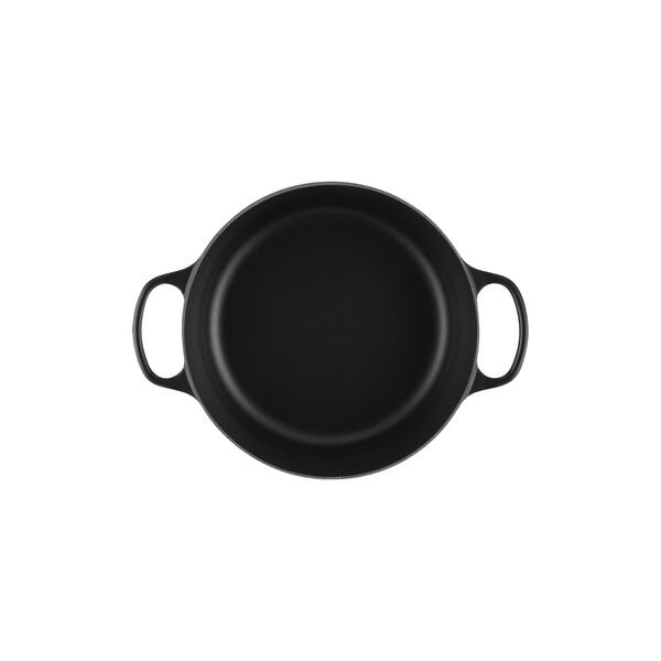 Signature gjutj&auml;rn rund gryta &Oslash; 26 cm, matte black, Le Creuset