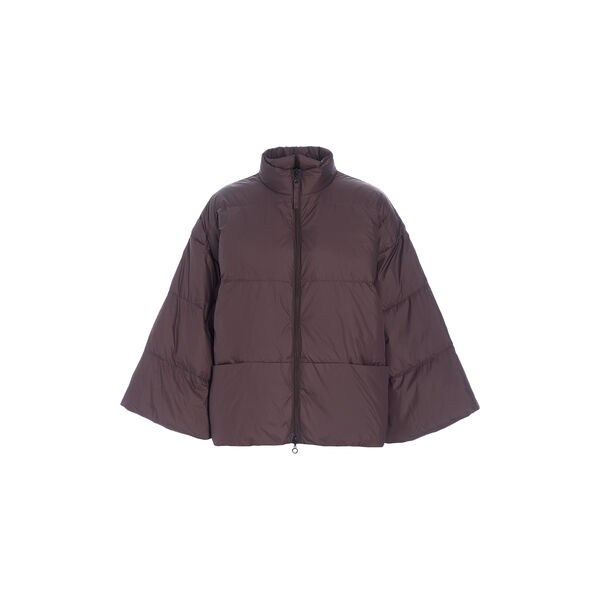 Feather down jacka med krage, raisin, BITTE KAI RAND