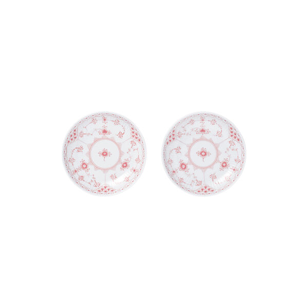 Coral Fluted Half Lace l&aring;g sk&aring;l 13 cm, 2 st, Royal Copenhagen