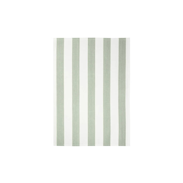 TAULO Striped Tea towel set of 2, white/desert sage, Blomus