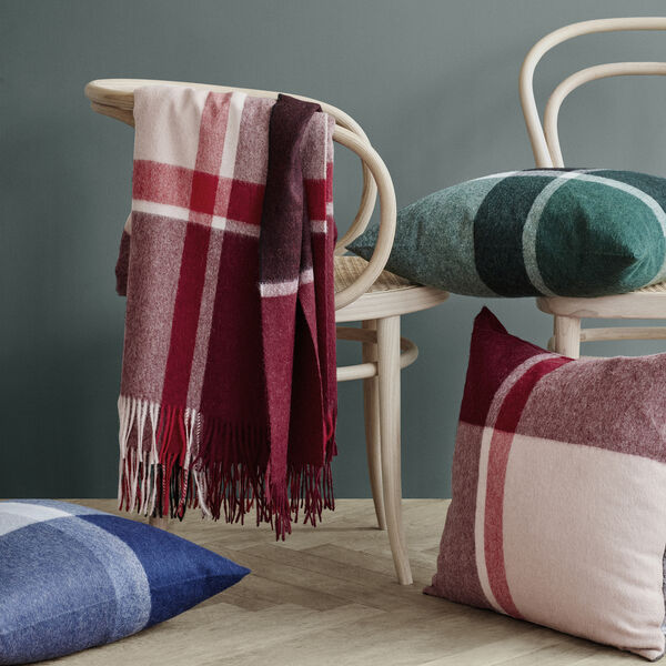 Manhattan pl&auml;d, terracotta/red magma, ELVANG