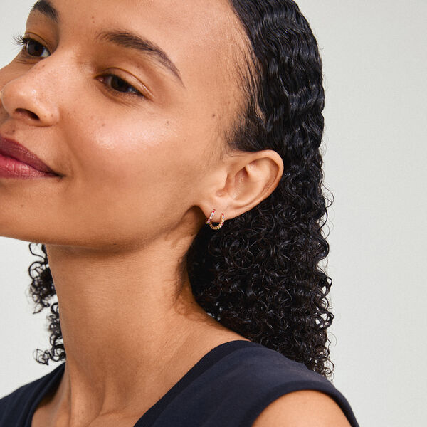 KLEOPRATRA Hoops, guldpläterat, Pilgrim