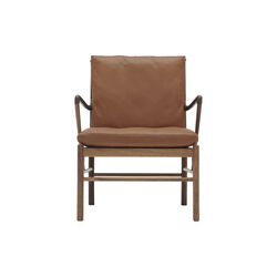 OW149 Colonial Chair loungestol, oljad valnöt/cognac OW149 Colonial Chair loungestol, oljad valnöt/cognac, Carl Hansen & Søn