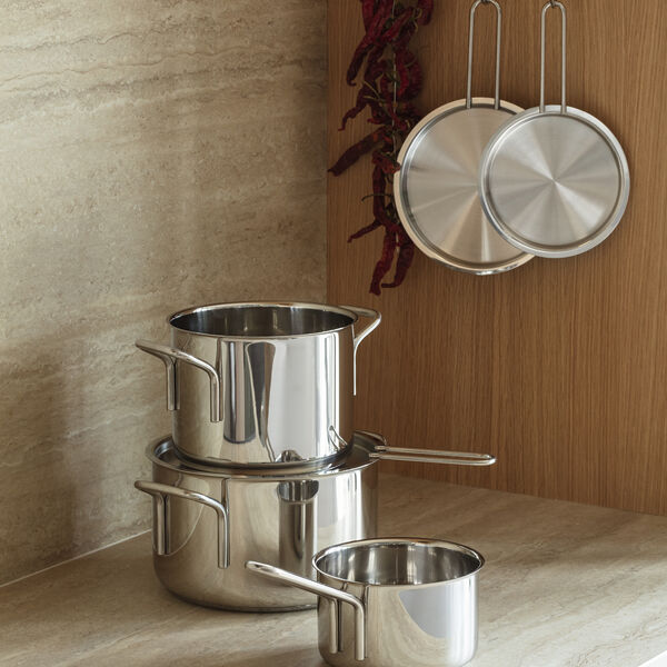 Stainless Steel Grytasett 3 delar, Eva Trio