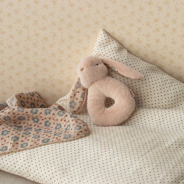 Kanin skallra-set, powder, Maileg