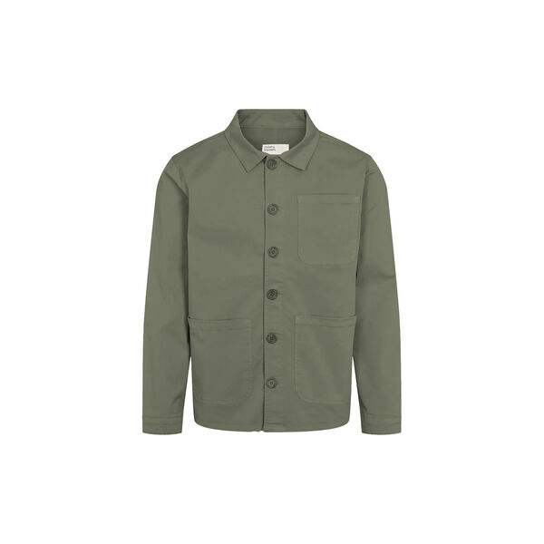 Organic Workwear Jacket, dusty olive, Colorful Standard
