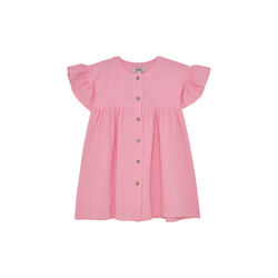 Dress SS Muslin, plumeria, HUTTEliHUT