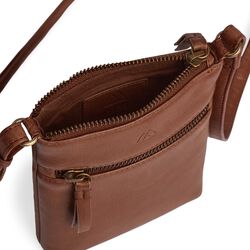 AvenMBG Cross. Bag, Soft Vin., cognac w/br. gold, Markberg