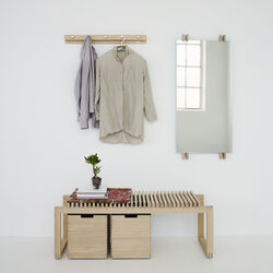 Cutter Coat Rack 72, oak, Skagerak by Fritz Hansen