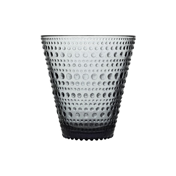 Kastehelmi vattenglas 2 st, grey, Iittala