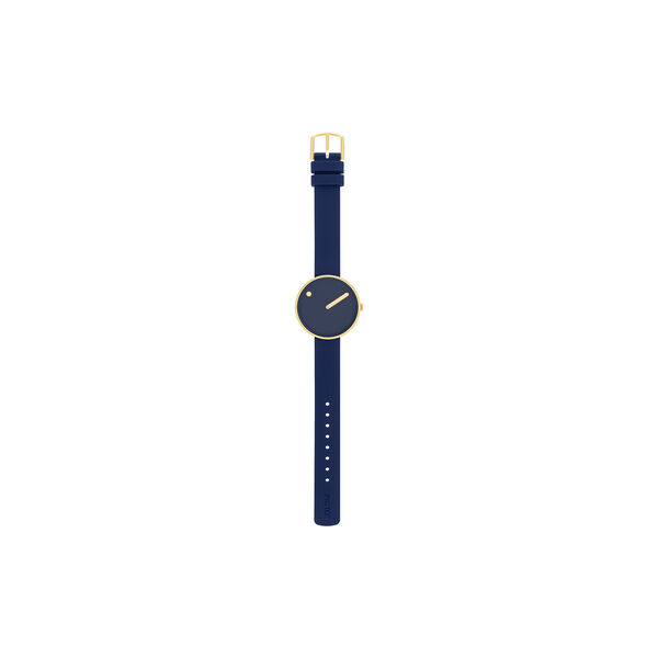 PICTO armbandsur, midnight blue/gold/midnight blue, PICTO