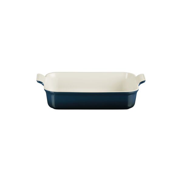 Heritage rektangulärt fat 32 cm, nuit, Le Creuset