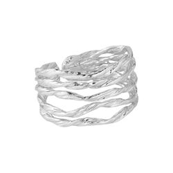 Willow 5  ringar, f&ouml;rsilvrad, Pure by Nat
