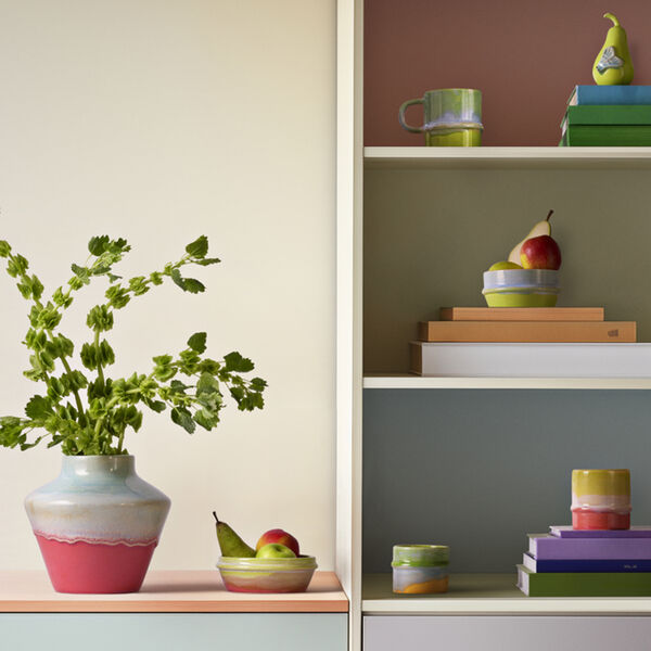 Poppery mugg, apple green/mint/yellow Poppery mugg, apple green/mint/yellow, Kähler