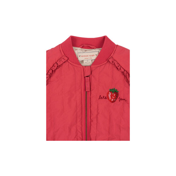 Juno Sparkle Bomber Jacket, raspberry wine, Konges Sl&oslash;jd