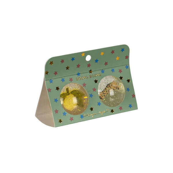 Bouncing Ball Set, lemon/tiger, Konges Sl&oslash;jd