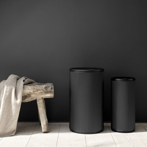 VIPP18 Open Top Bin, black/black VIPP18 Open Top Bin, black/black, Vipp