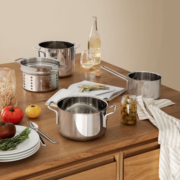 Rostfritt stål grytset, 4 delar Rostfritt stål grytset, 4 delar, Eva Trio