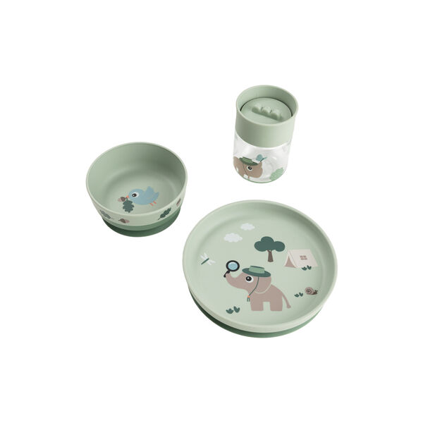 Foodie Matservis med 360&deg;-Kopp | Green, Done by Deer