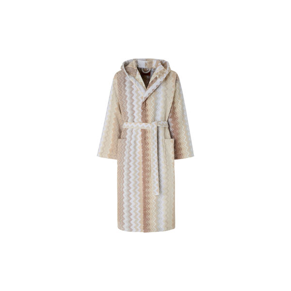 Giacomo Hooded Bathrobe, 21 natural, Missoni Home