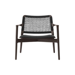 Vipp488 Cabin loungestol, svart/mörkfärgad ek, Vipp