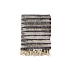 Frida Throw, dark grey, Klippan Yllefabrik