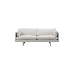 EJ220 100 2-seater Sofa 100 cm Cushions, Quill 7757/10 EJ220 100 2-seater Sofa 100 cm Cushions, Quill 7757/10, Fredericia Furniture