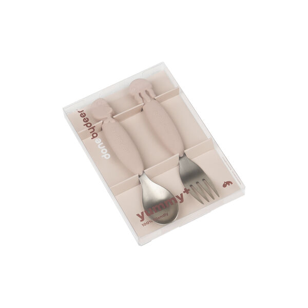 Sea Friends YummyPlus sked- & gaffelset, puder, Done by Deer