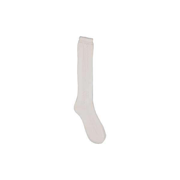 Knee Socks Pointelle, gentle white, MarMar Copenhagen