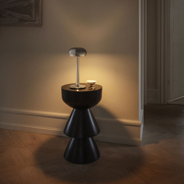 Emendo LED-batterilampa, chrome, Eva Solo