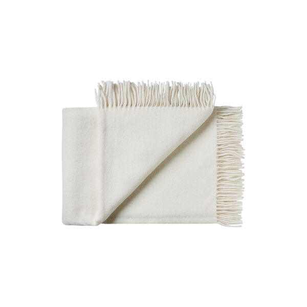 Samsø Throw, 00100 white Samsø Throw, 00100 white, Silkeborg Uldspinderi