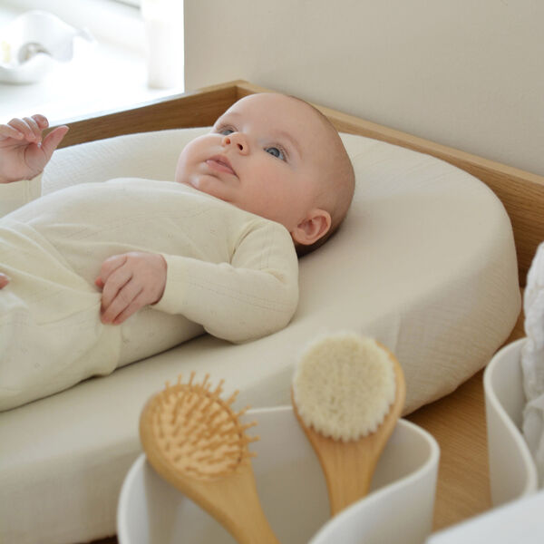 Calm Cushion Cover, light stone, We Are Bitte