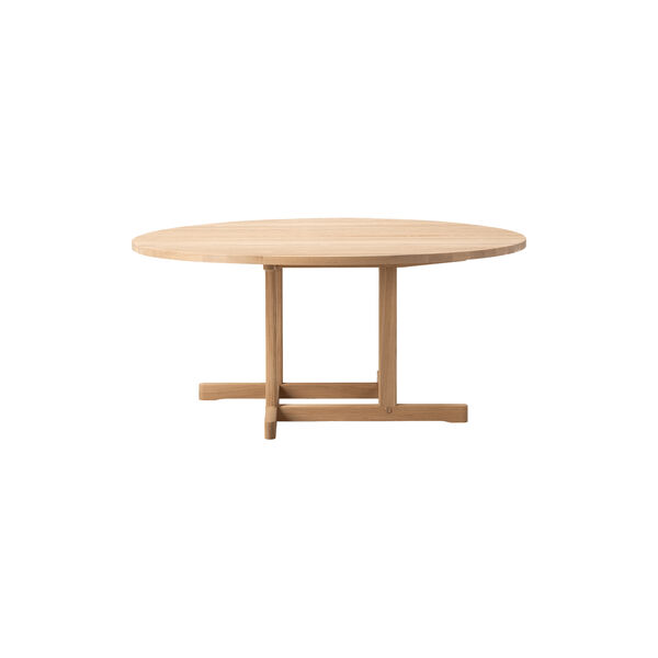 BM80 Mogensen Coffee Table &Oslash; 120 cm, light oiled oak, Fredericia Furniture