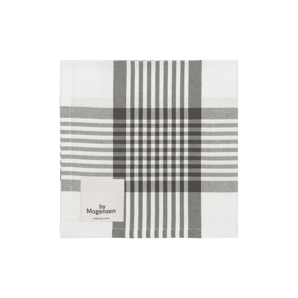 Tygservett, large checks Tygservett, large checks, By Mogensen