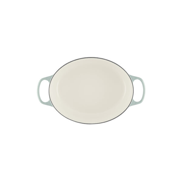 Signature gjutj&auml;rn oval gryta &Oslash; 31 cm, sea salt, Le Creuset