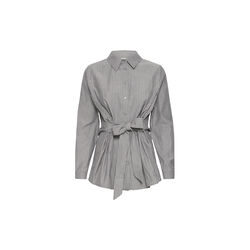 IHJANIKA Shirt, dark grey stripe IHJANIKA Shirt, dark grey stripe, ICHI