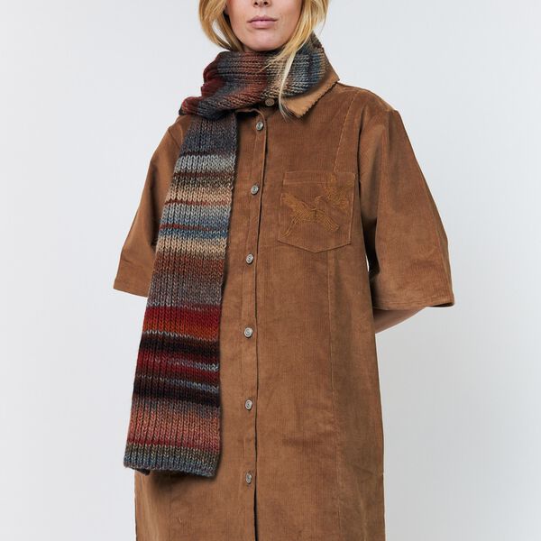DafneLL Knit Scarf, rust, Lollys Laundry