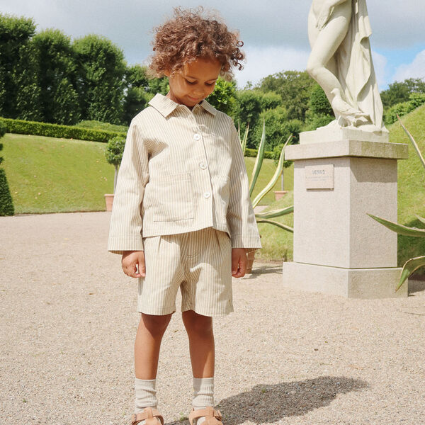 Frankie Over Shirt, tea stripe, Konges Sl&oslash;jd