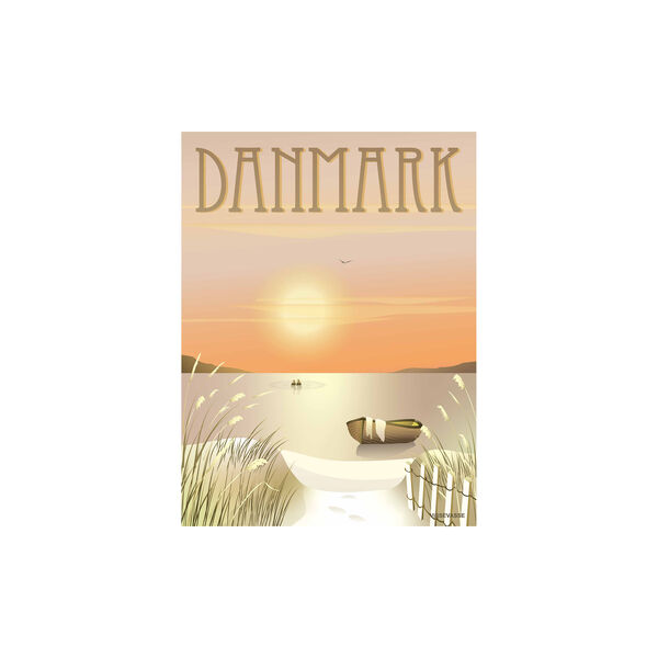 DANMARK klitterne plakat DANMARK klitterne plakat, ViSSEVASSE