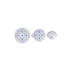 Blue Fluted Plain Serving Set 3 st., Royal Copenhagen