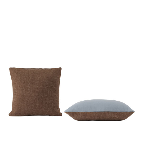 Mingle Cushion, copper brown/light blue, Muuto
