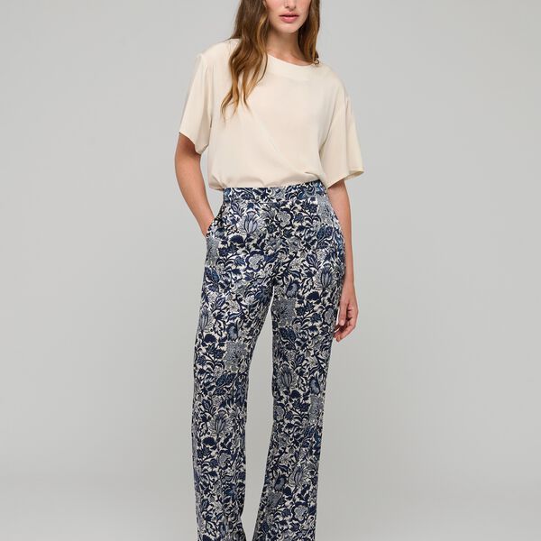 CocoDEA Trousers Straight Leg, dentelle midnight, Dea Kudibal