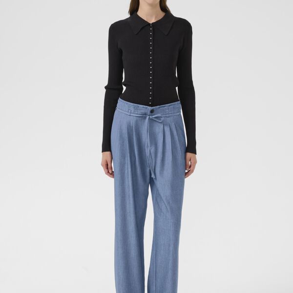 KBRo Solid Pants, coronet blue, Karen by Simonsen