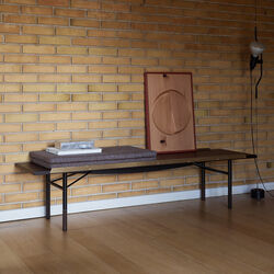FJ5517 The Table Bench, wenge/brass, House of Finn Juhl&trade; 