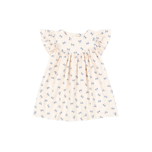 Coco Dress, bow bleu Coco Dress, bow bleu, Konges Sløjd