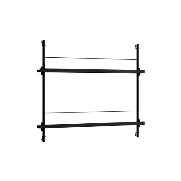 Magazine Shelf 651, black, MOEBE